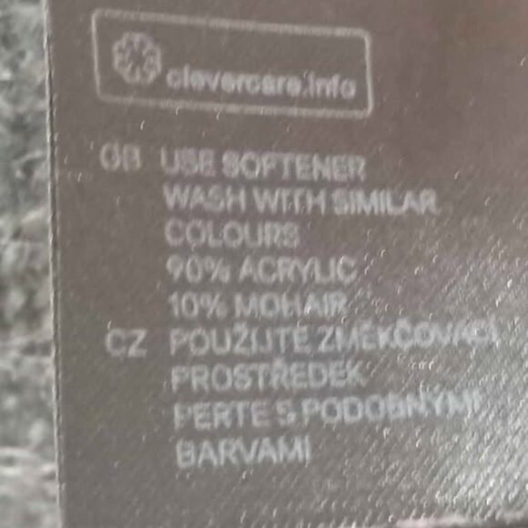 H&M Long Grey Cardigan, Size Medium - Picture 5 of 5